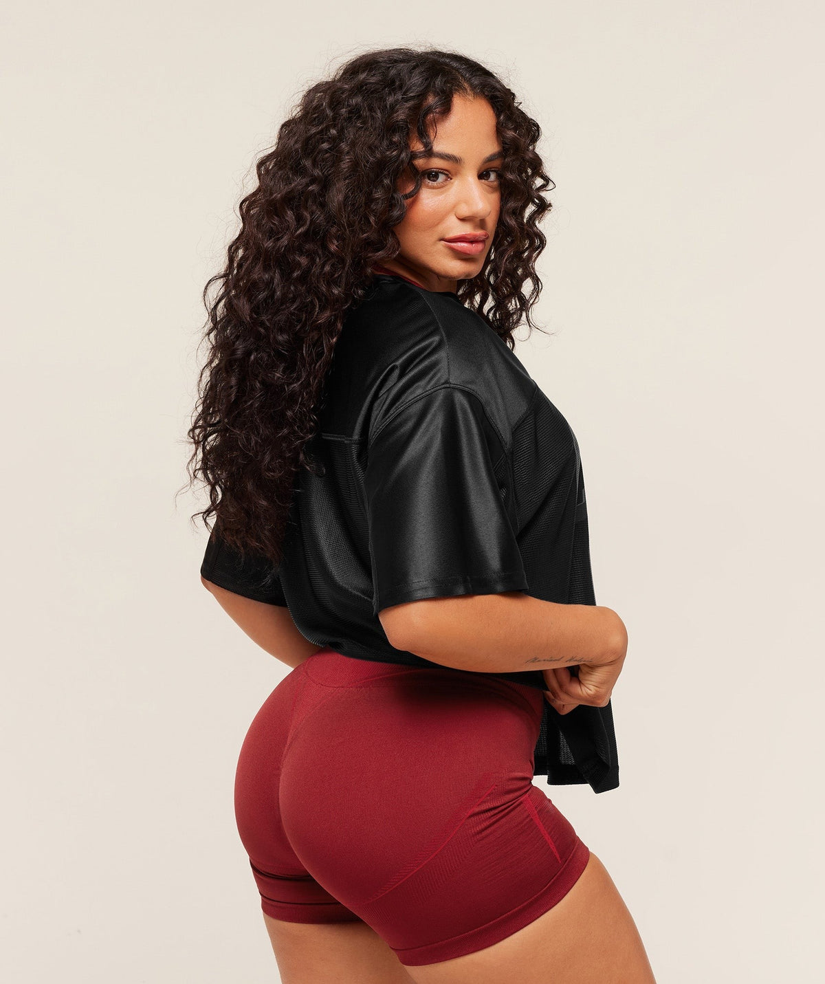 Gymshark x Analis Mesh SS-Top - Black