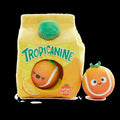Fresh Squeaked OJ Plush Multi-Part Enrichment + Fetch Dog Toy