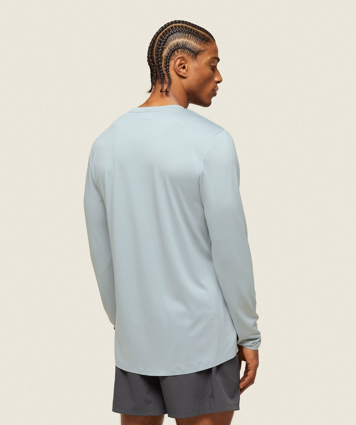 Gymshark Everywear Tech Long Sleeve Tee - Ice Grey