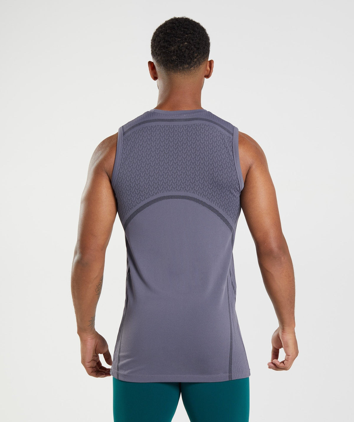 Gymshark 315 Seamless Tank - Mercury Purple/Black