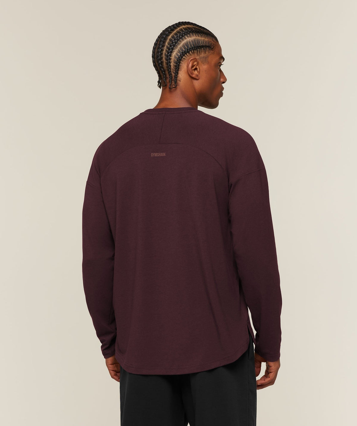 Gymshark GSLC Raglan Long Sleeve Tee - Cherry Purple