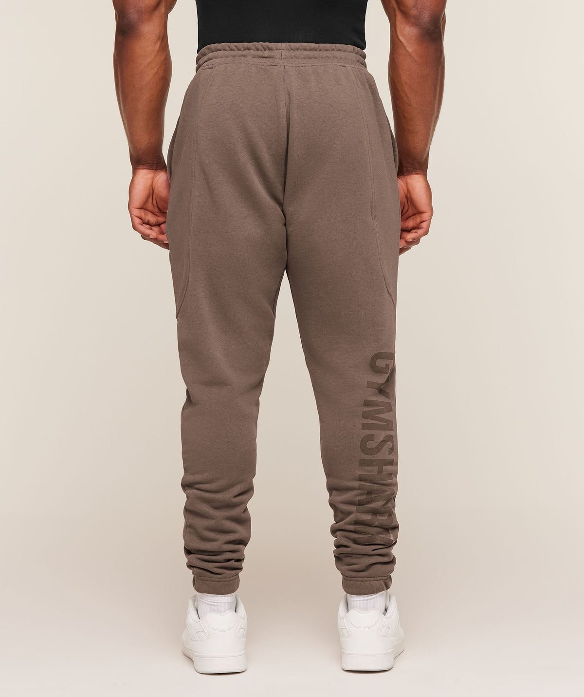 Gymshark Power Wordmark Jogger - Soft Brown