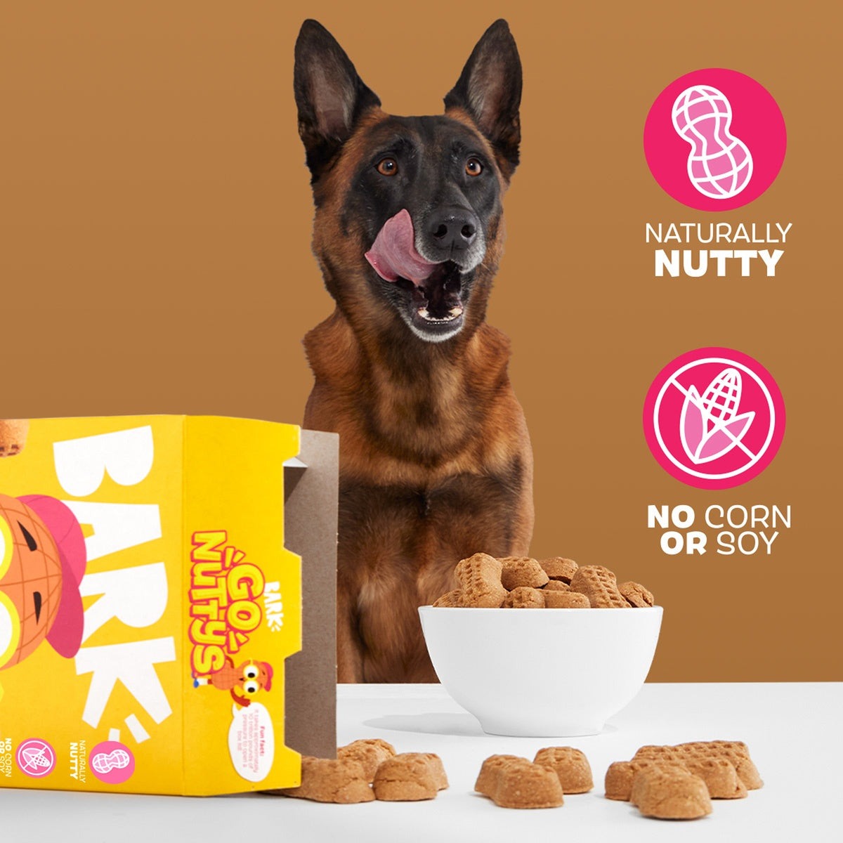 Go Nutty'sTM Peanut Cereal Dog Treats, 24 oz