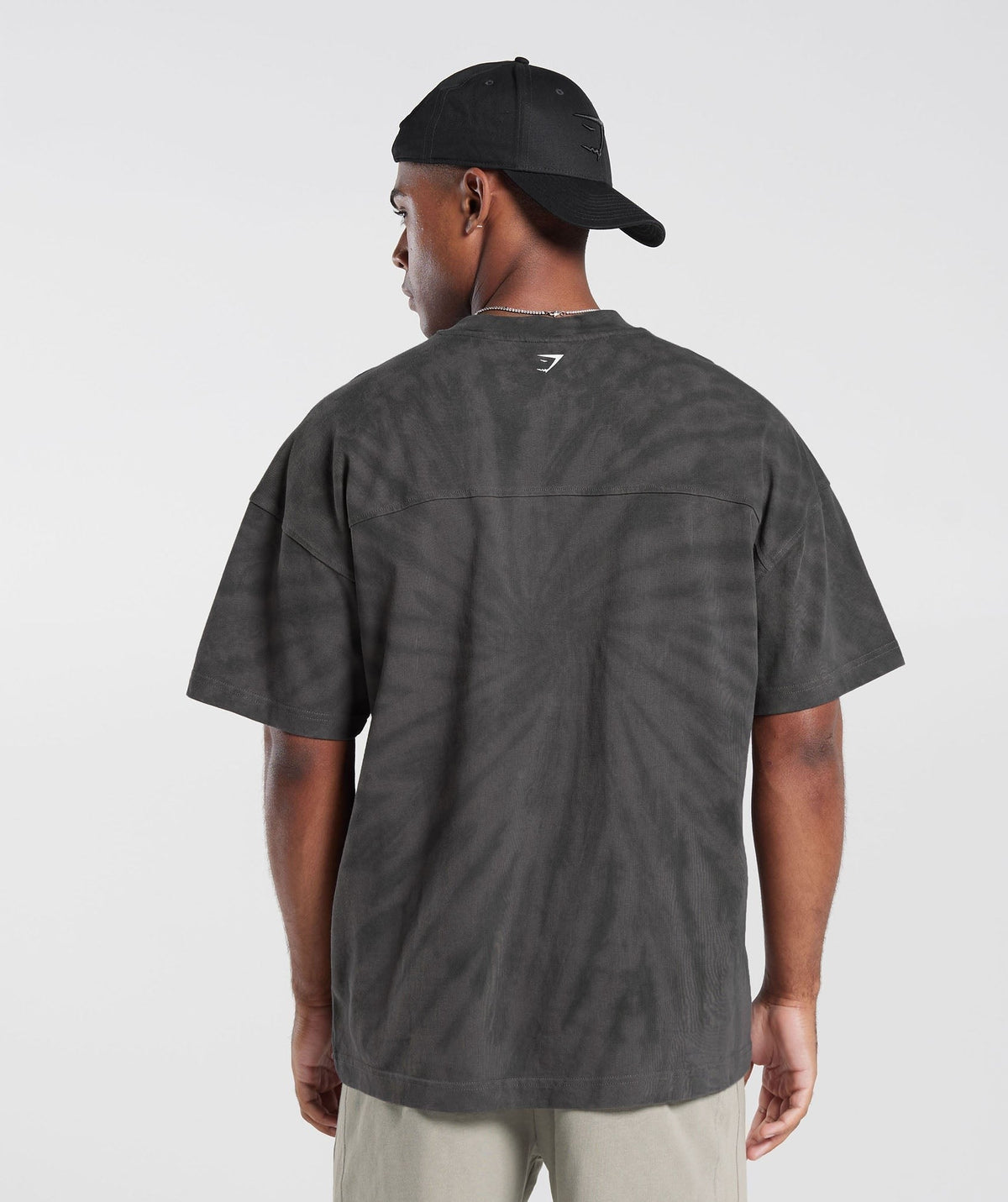 Gymshark Rest Day Tee - Silhouette Grey/Black/Spiral Optic Wash