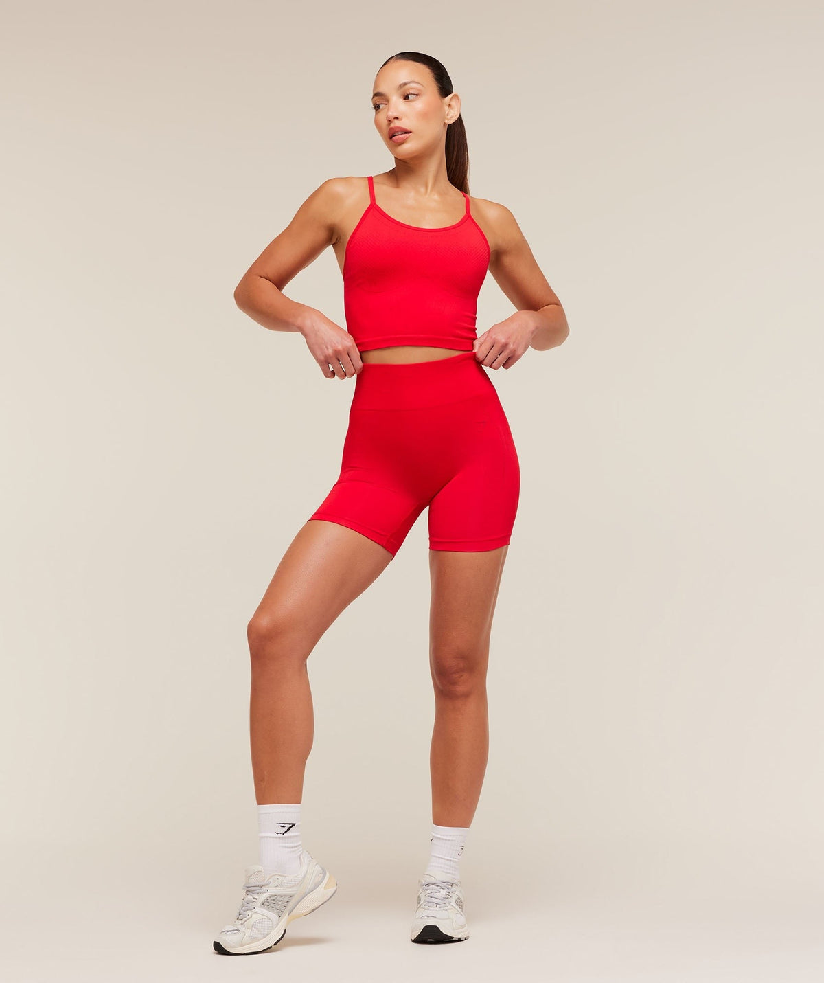 Gymshark Energised Seamless Shorts - Athletic Red