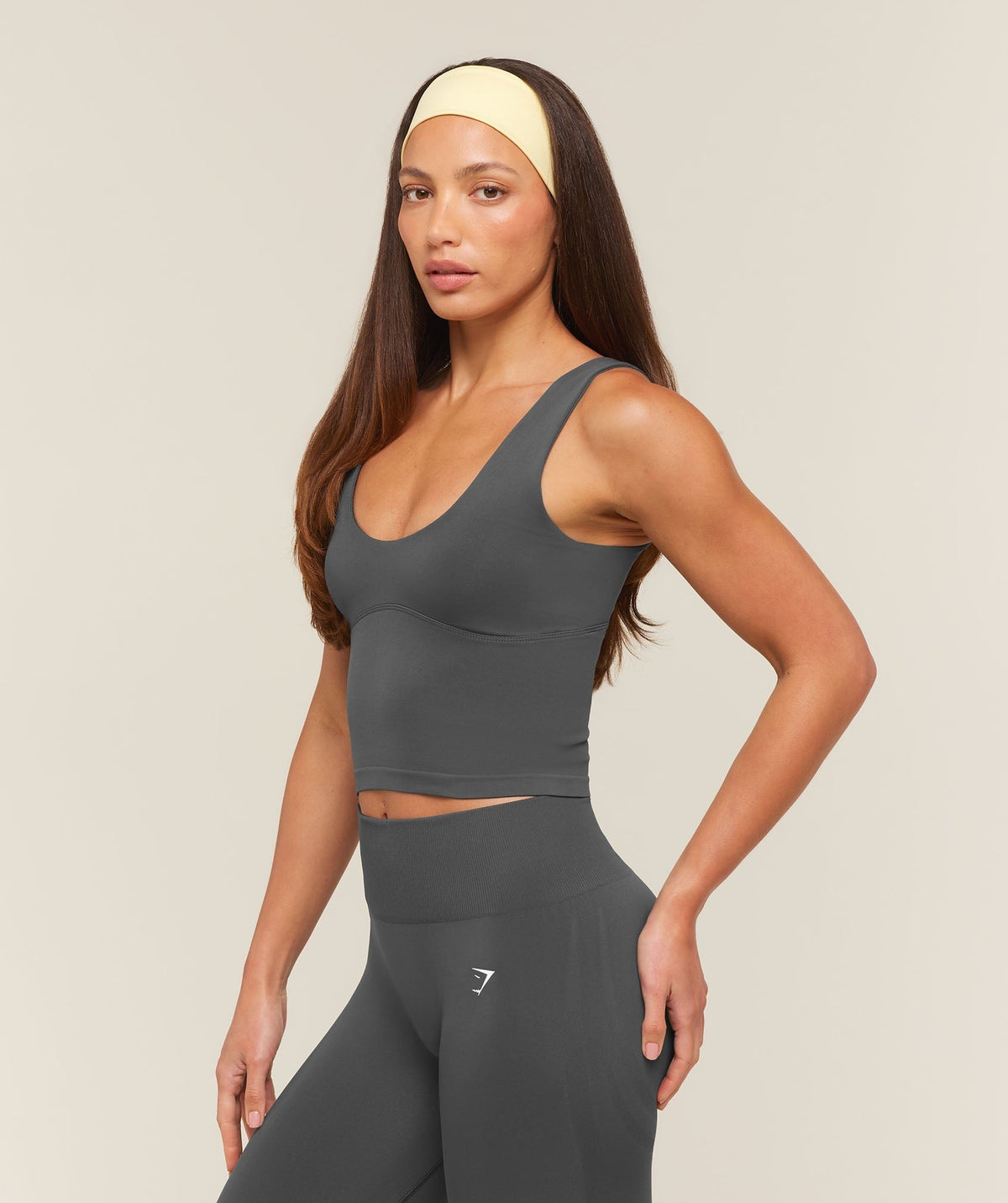 Gymshark Everyday Seamless Shelf Tank - Onyx Grey