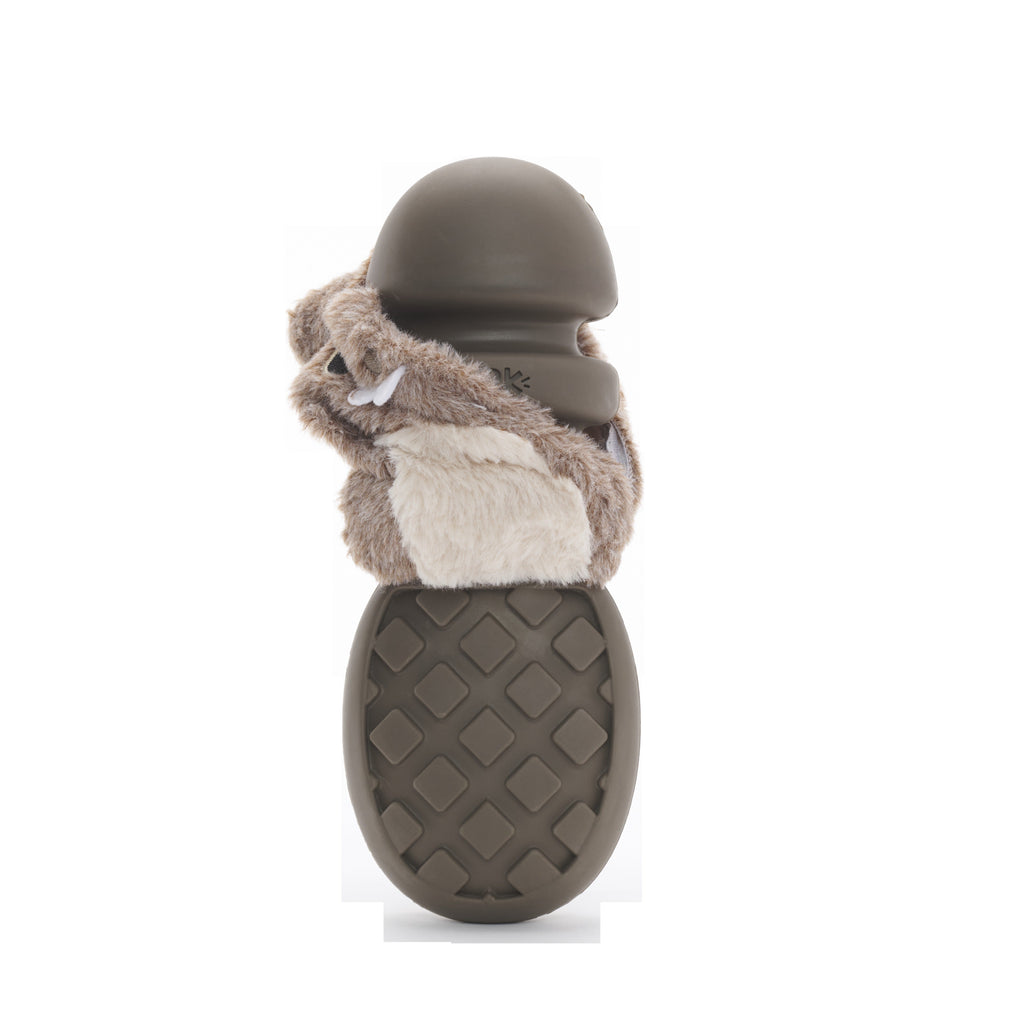 P.B. Beaver Durable Super Chewer 2-in-1 Rip and Reveal Dog Toy