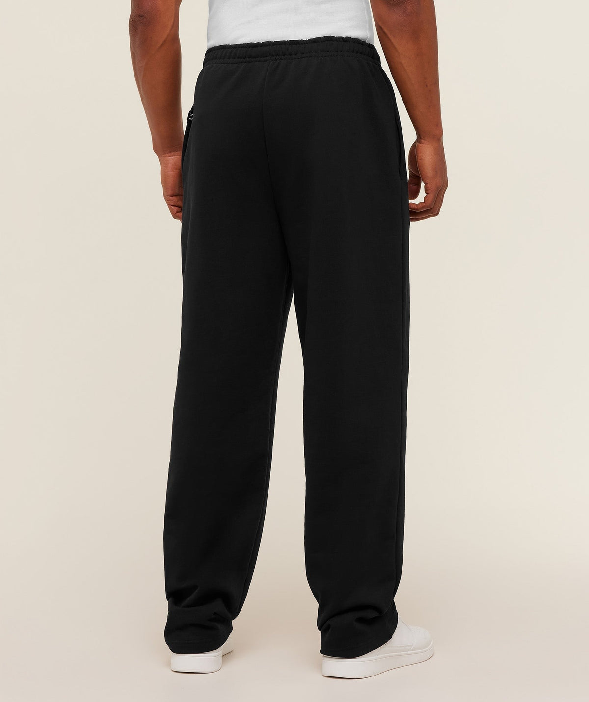 Gymshark Eagle Band Style Graphic Straight Leg Pants - Black