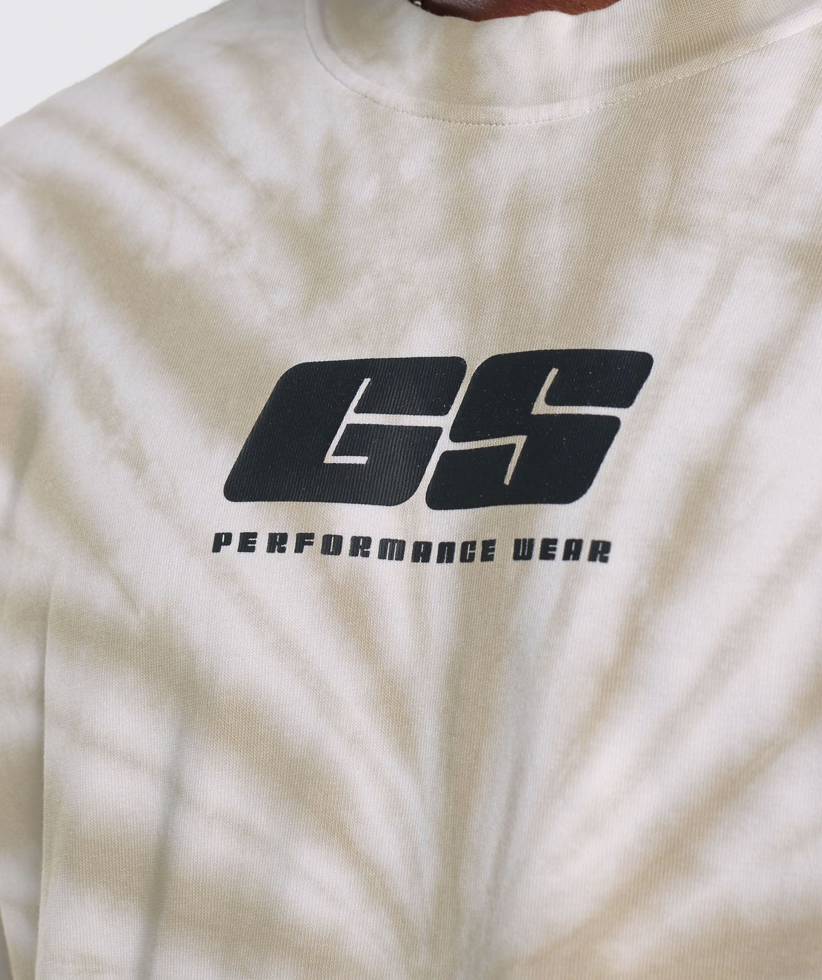 Gymshark Rest Day Long Sleeve Tee - White/Mushroom Brown/Spiral Optic Wash