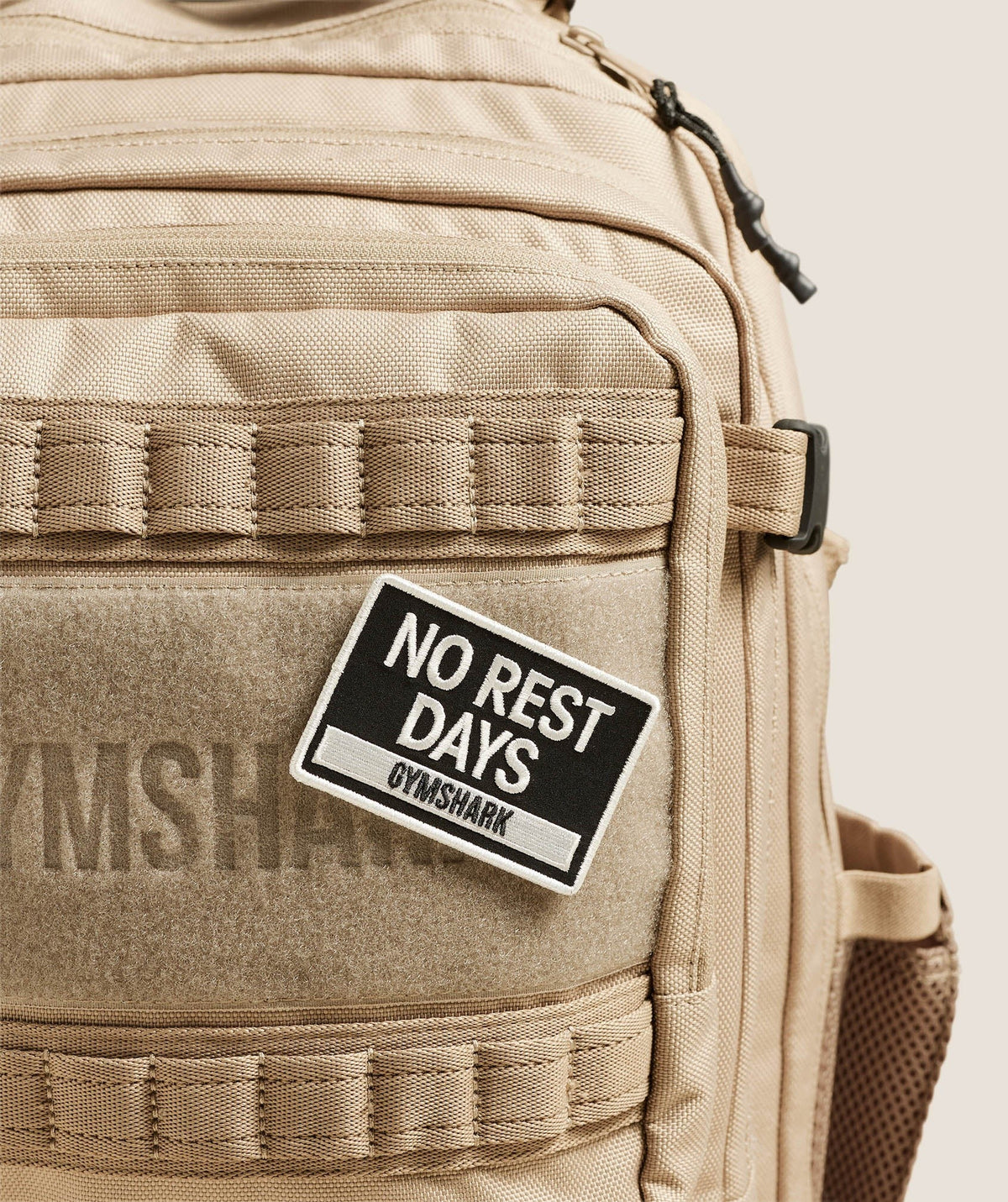 Gymshark No Rest Days Patch - Black