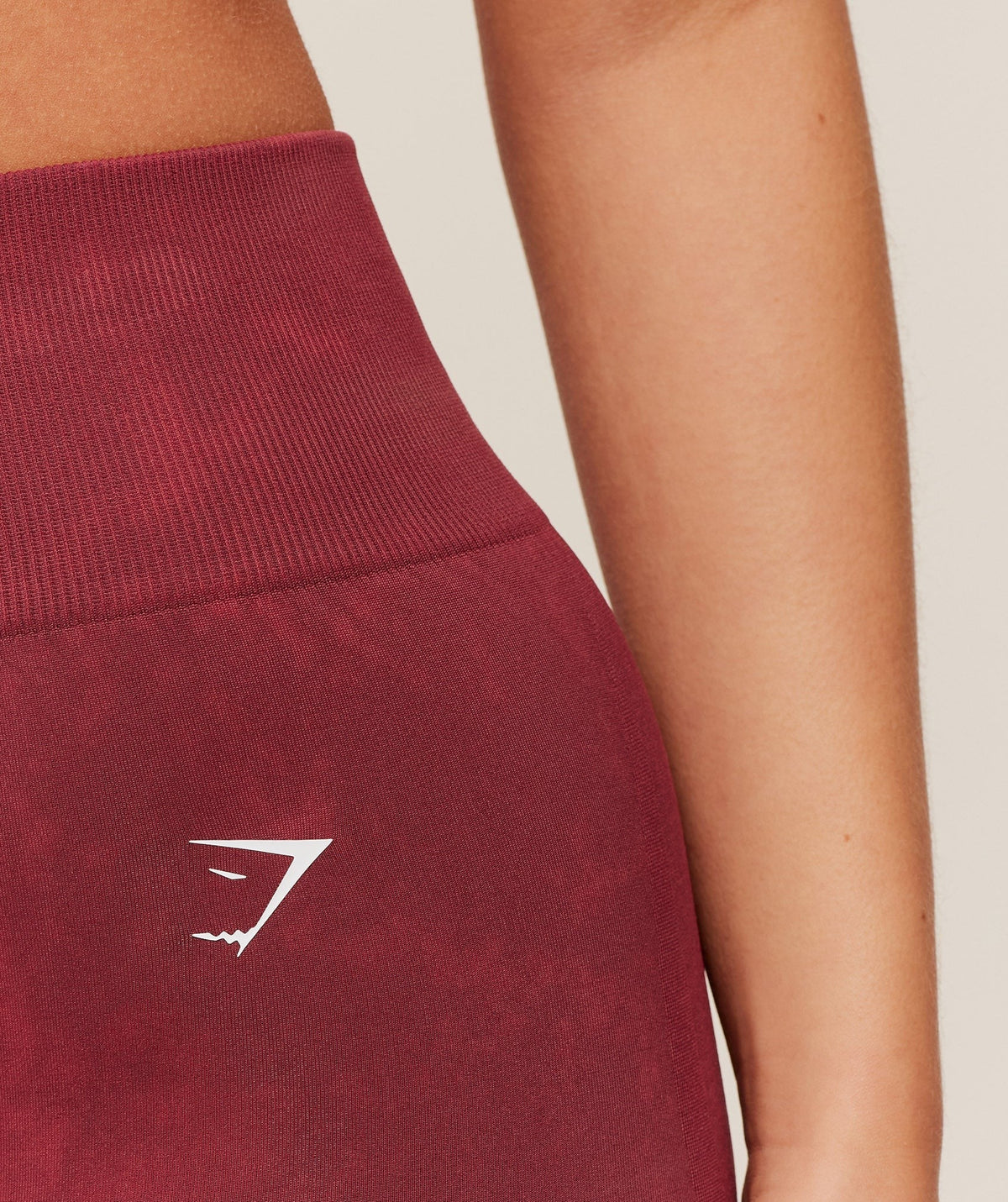 Gymshark Everyday Seamless Washed Shorts - Sets Red/Wash