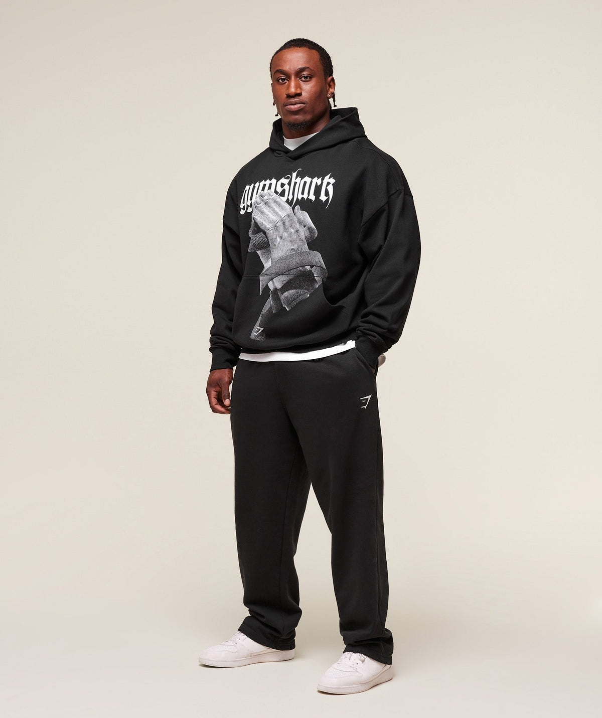Gymshark Prayer Hands Hoodie - Black