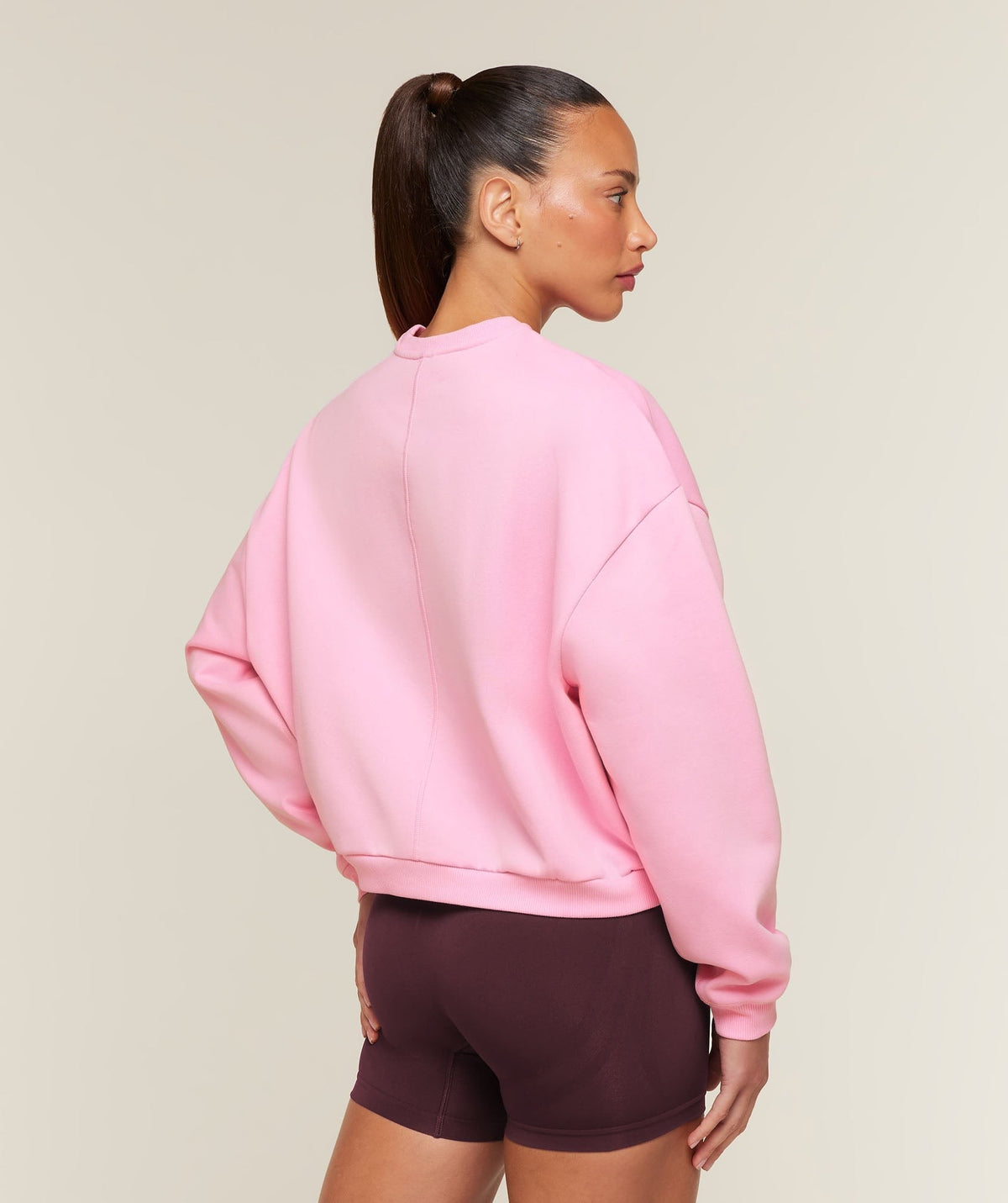 Gymshark Cosy Luxe Campus Sweatshirt - Poise Pink