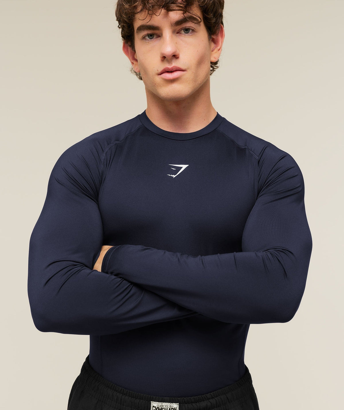 Gymshark Element Baselayer Long Sleeve Tee - Heavy Blue