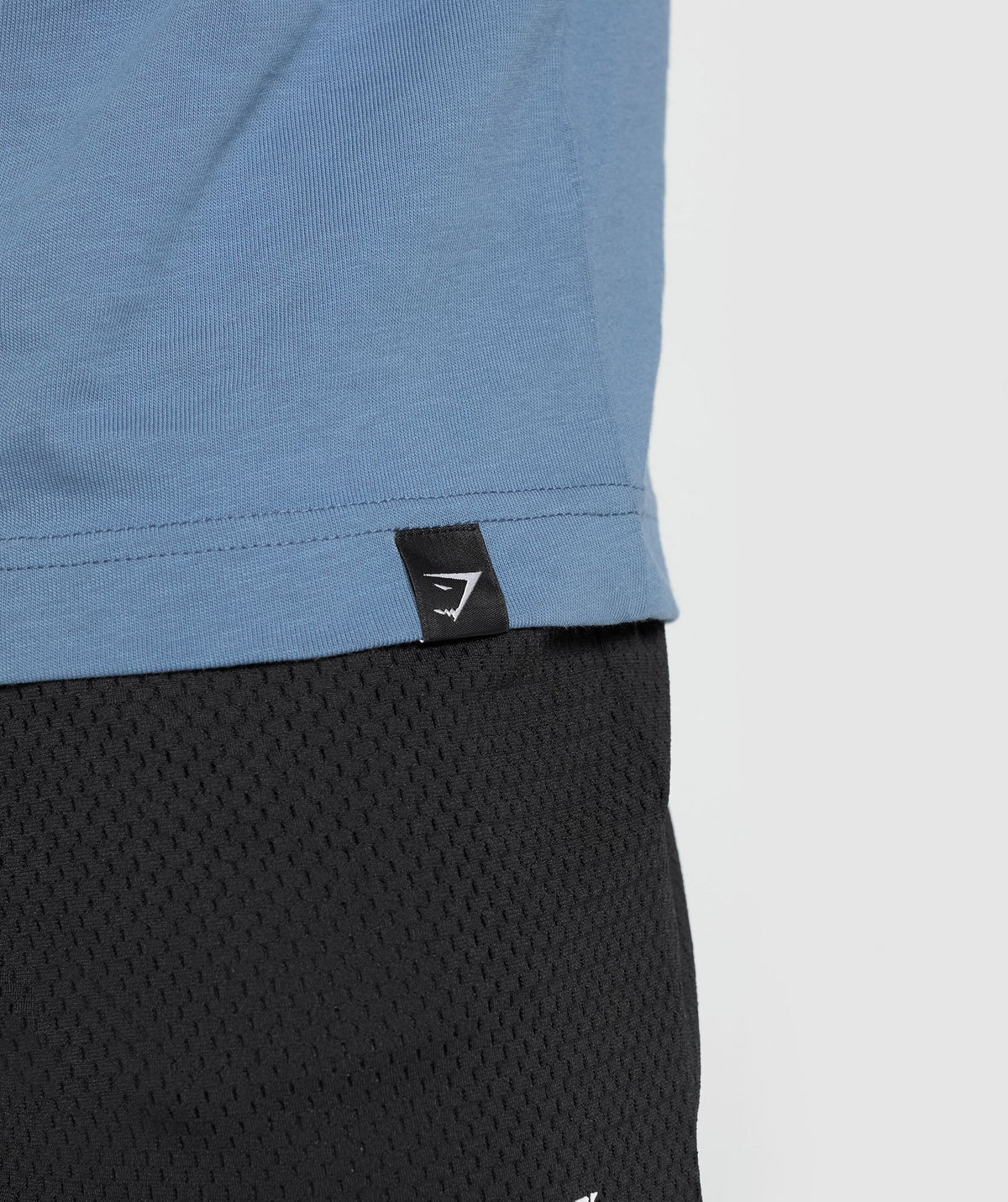 Gymshark Dumbbells Long Sleeve Tee. - Faded Blue