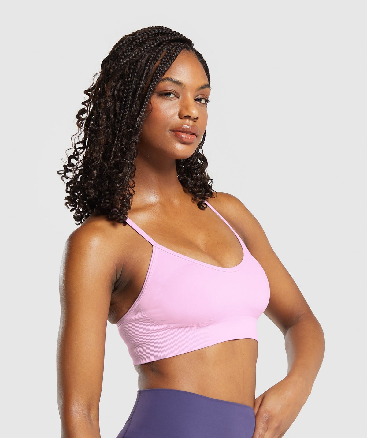 Gymshark x Anna Sports Bra - Lilac Pink