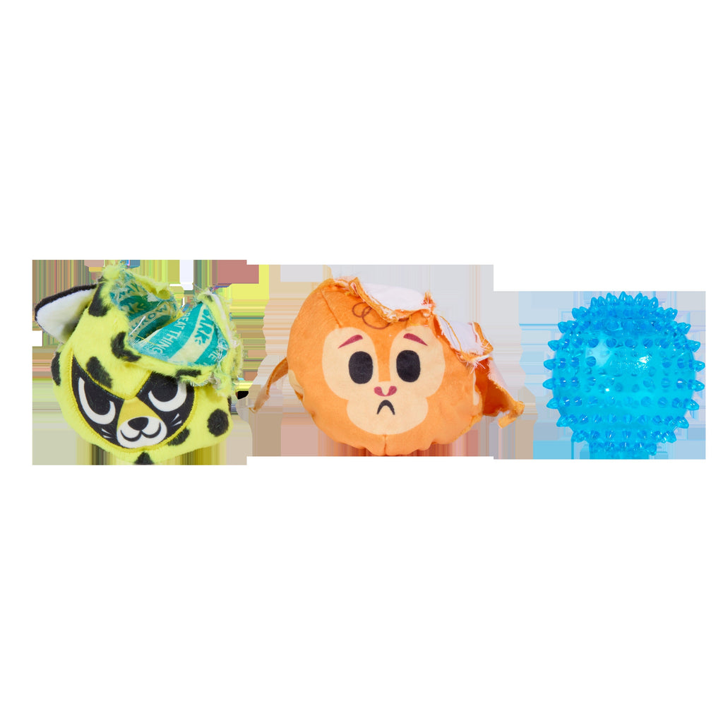Duma Njaa Plush 2-in-1 Rip and Reveal + Fetch + Multi-Part Dog Toy