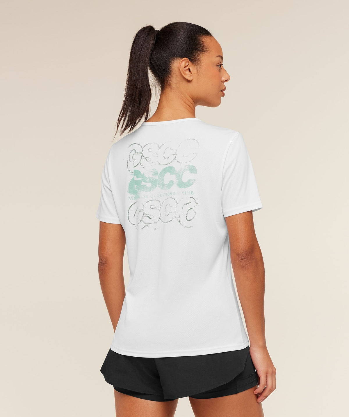 Gymshark Graphic Short Sleeve Tee - White