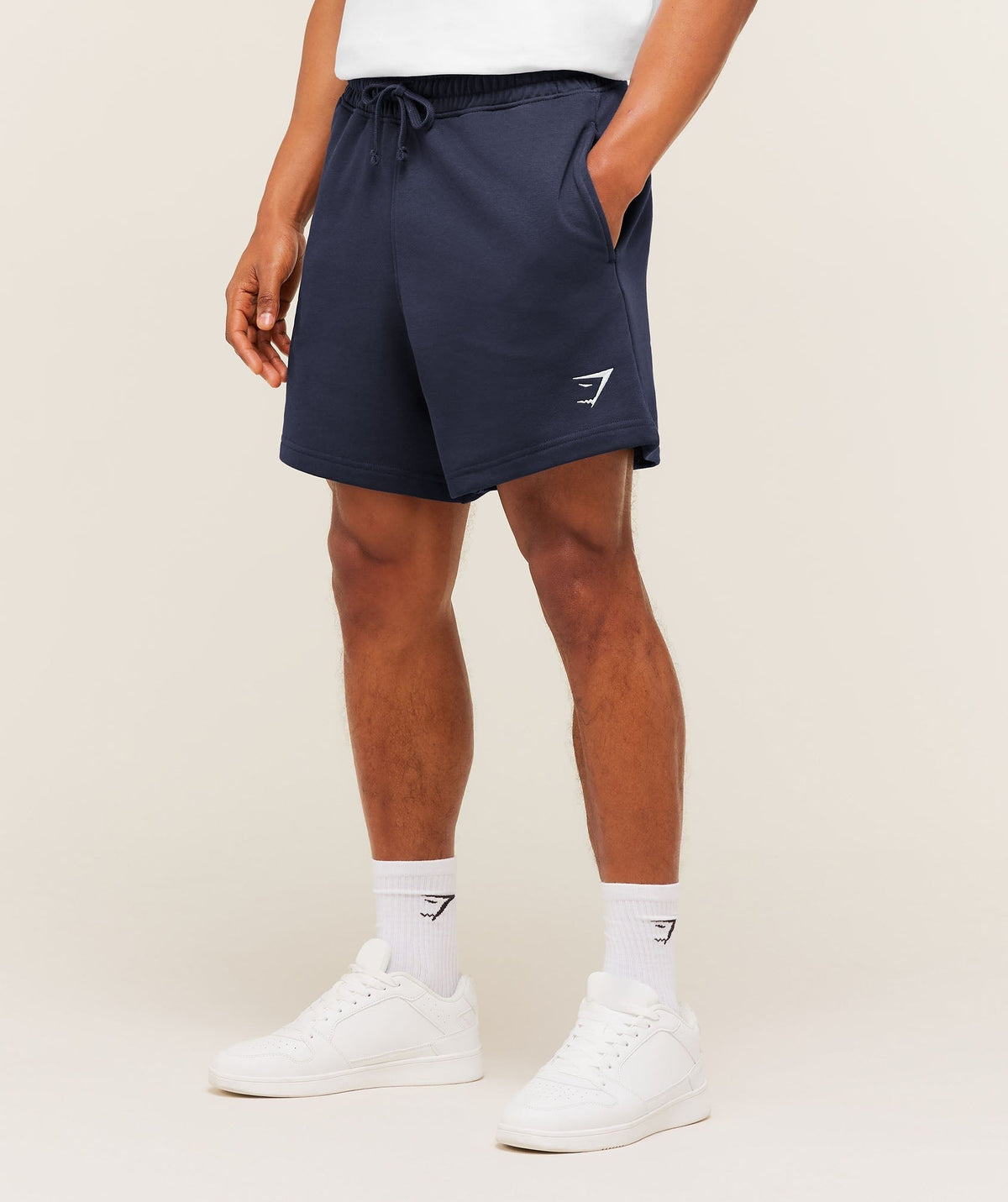 Gymshark Crest Short - Heavy Blue