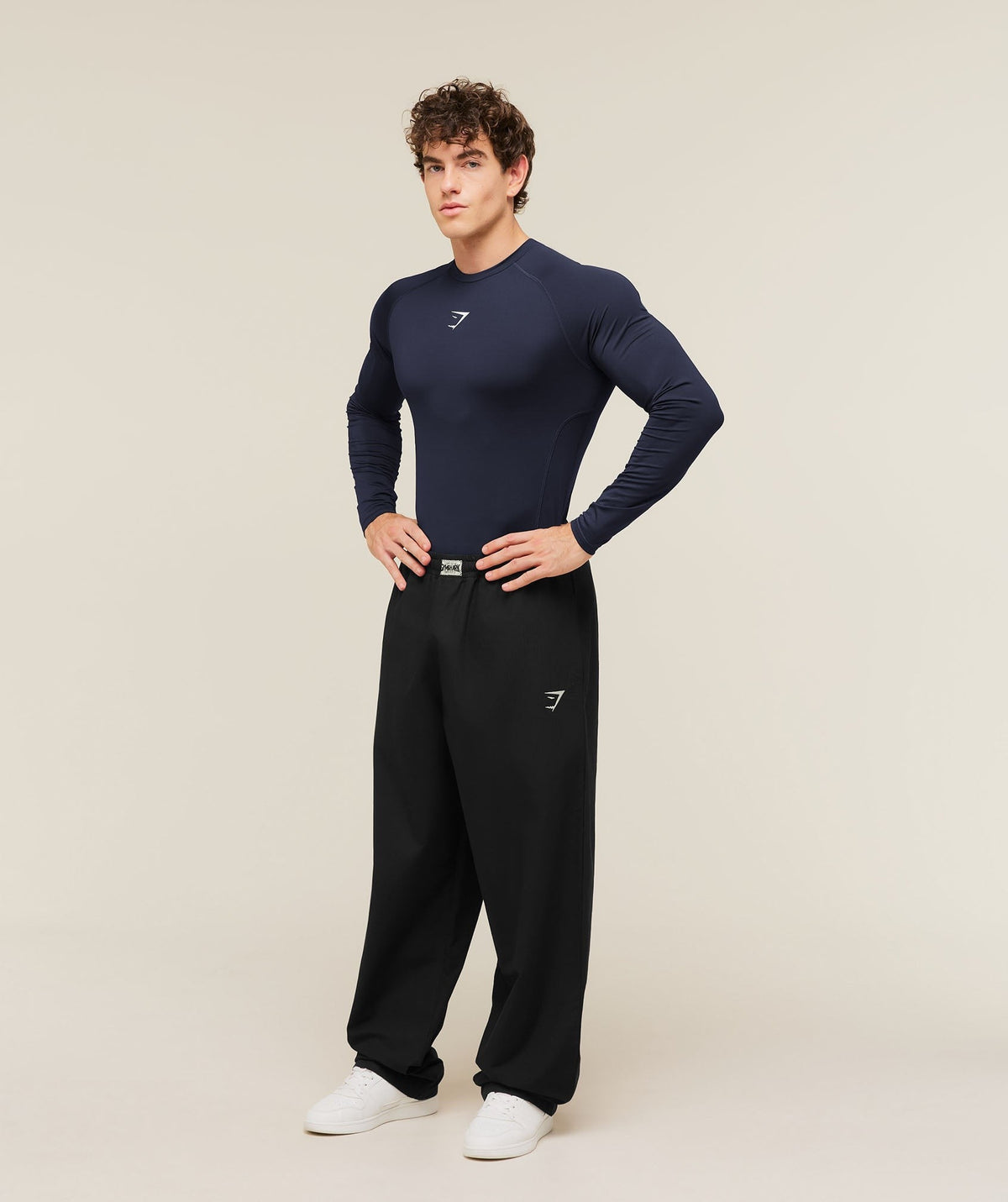 Gymshark Element Baselayer Long Sleeve Tee - Heavy Blue