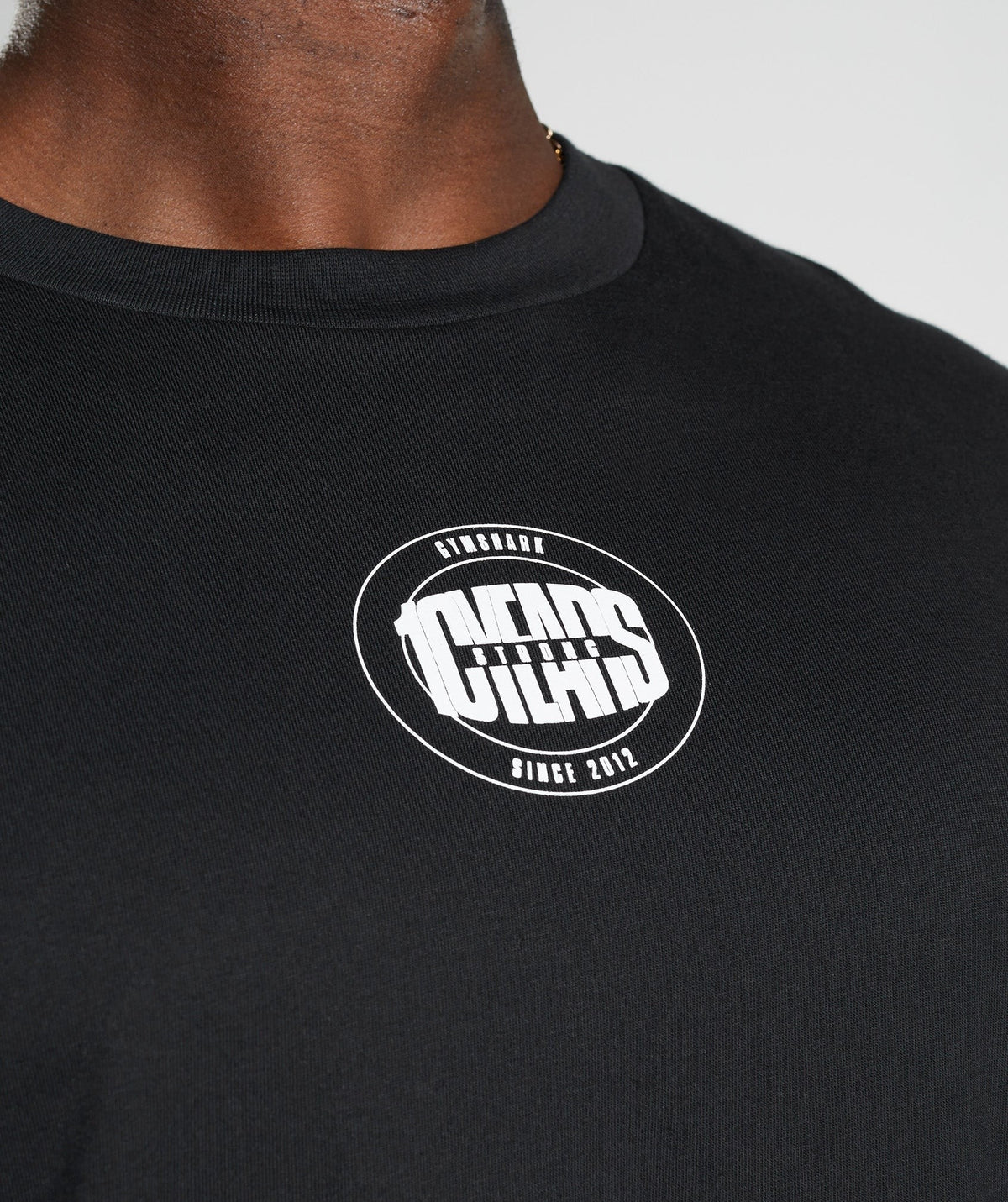 Gymshark GS10 Year Oversized Tee - Black