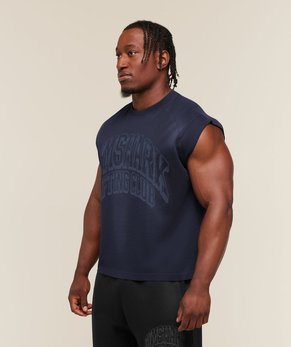 Gymshark GSLC Cut off tank - Heavy Blue/Wash
