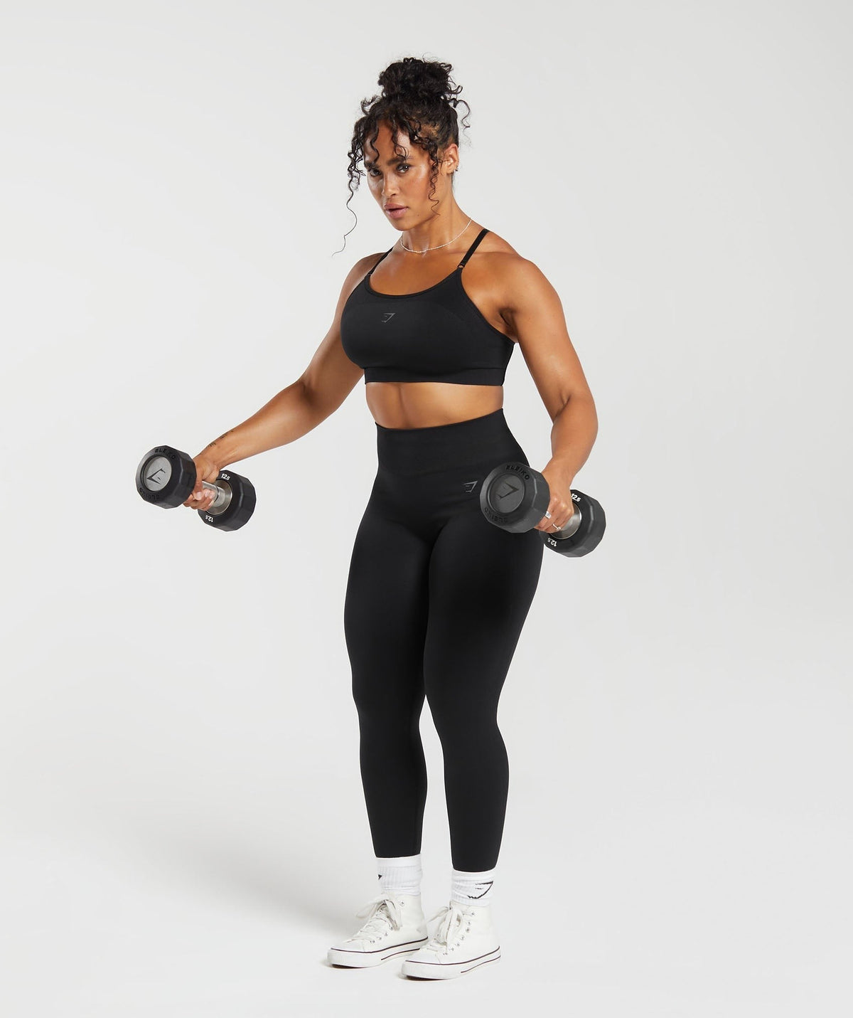 Gymshark Flex Strappy Sports Bra - Black