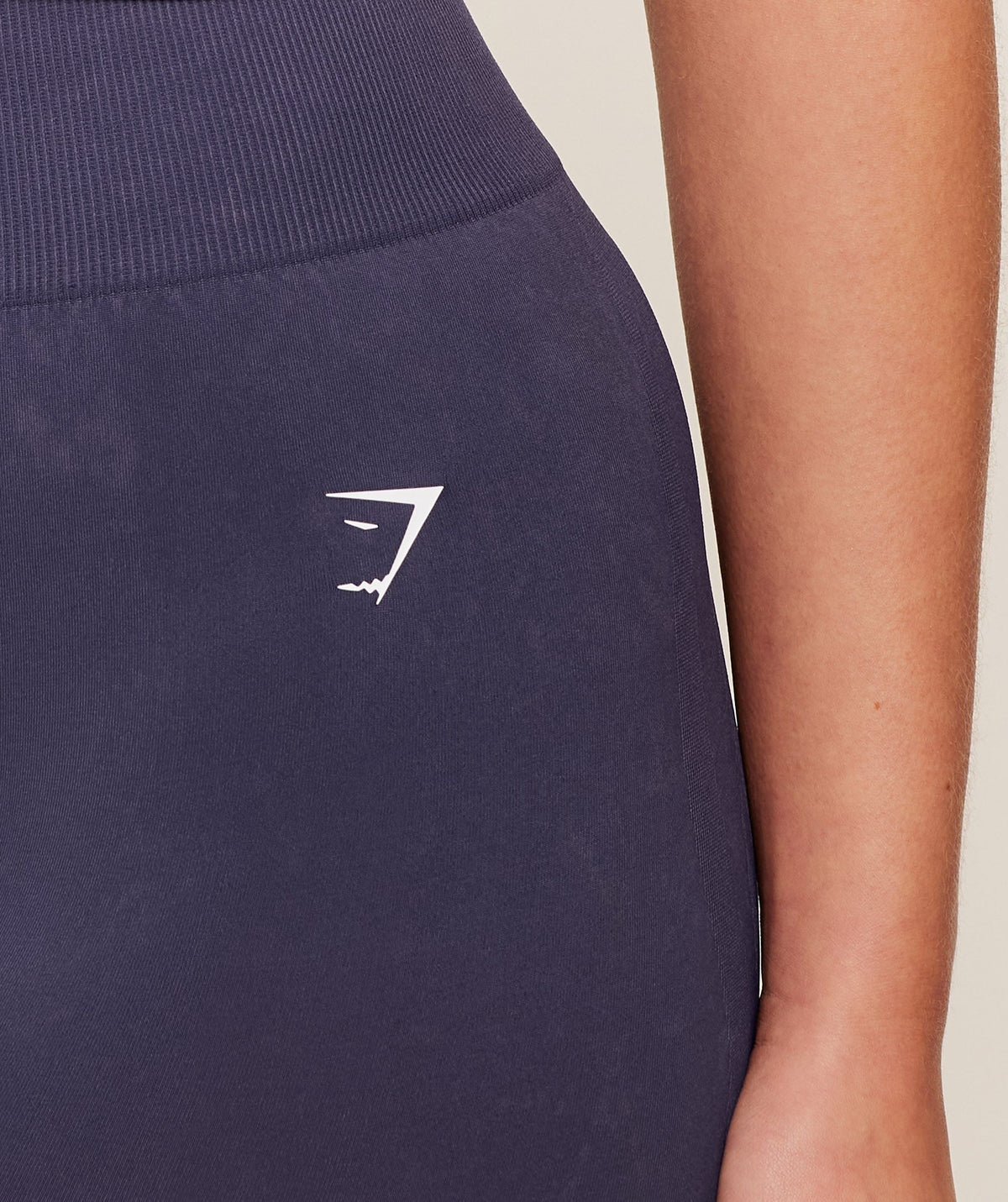 Gymshark Washed Crop Tank - Midnight Purple/Wash
