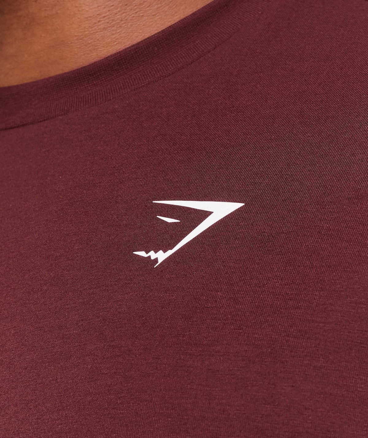 Gymshark Essential Short Sleeve Tee - Rich Maroon