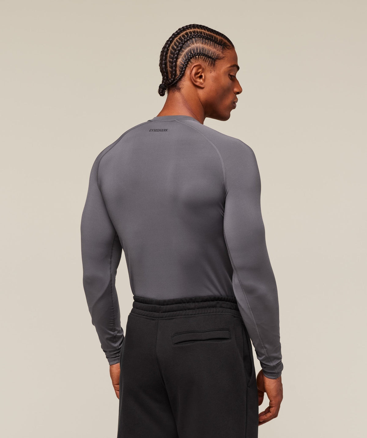 Gymshark Element Baselayer Long Sleeve Tee - Dark Grey