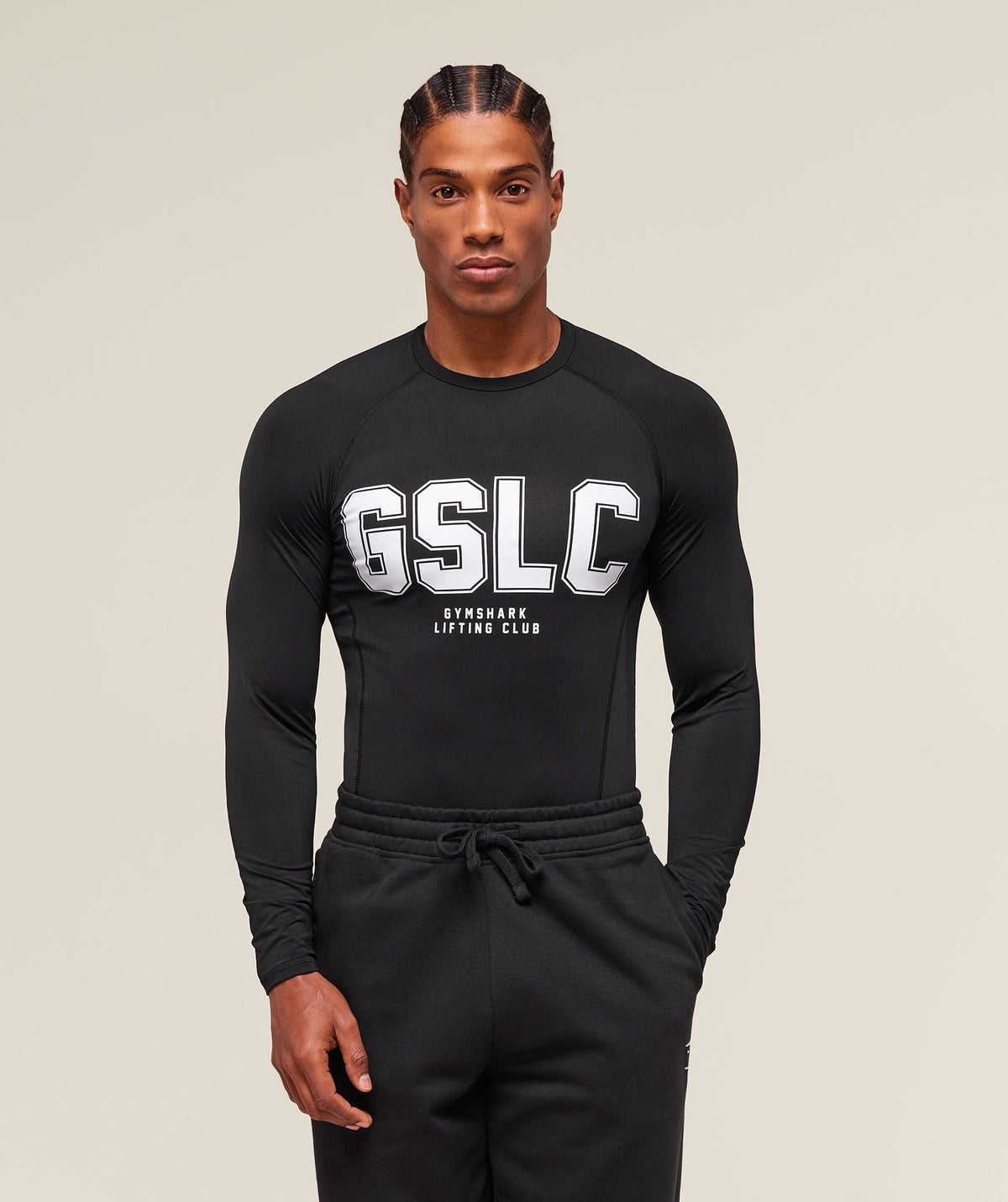 Gymshark GSLC Baselayer Long Sleeve Tee - Black