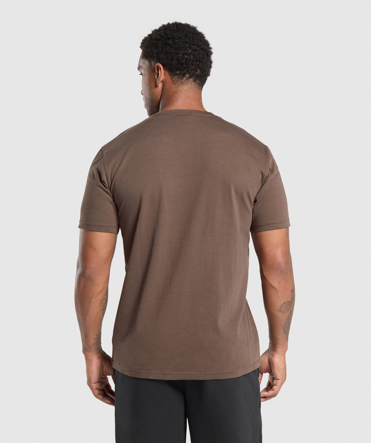 Gymshark Crest Tee - Walnut Brown