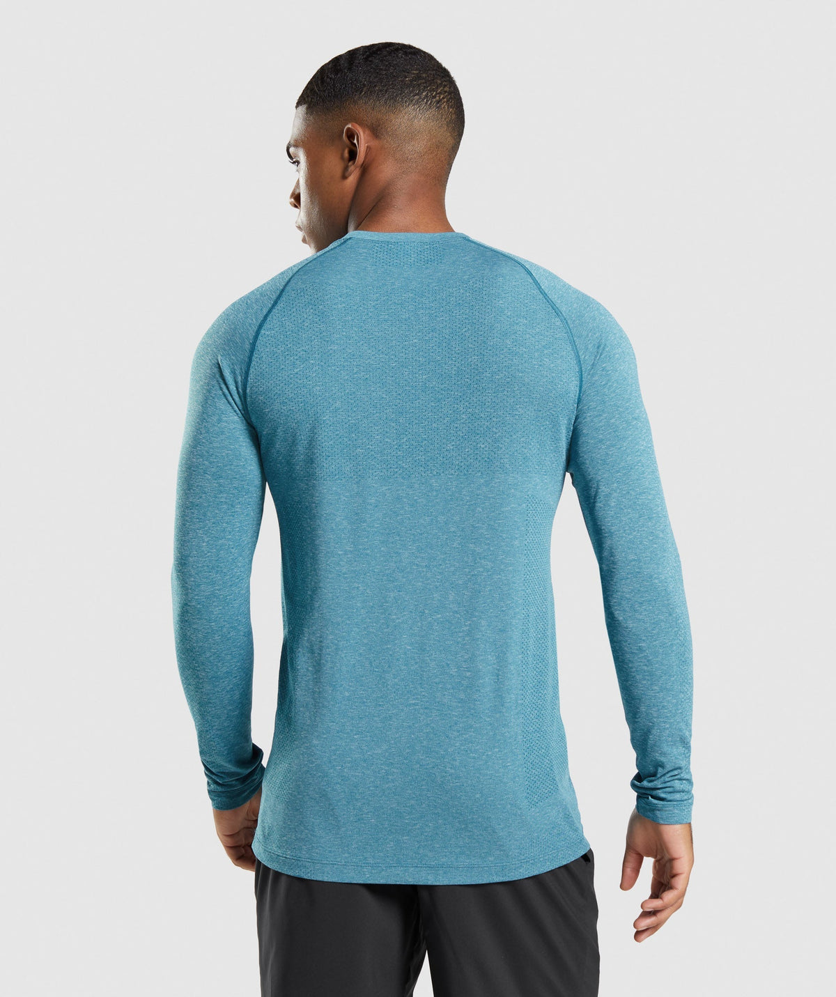 Gymshark Vital Long Sleeve Tee - Tahoe Teal/ Marl