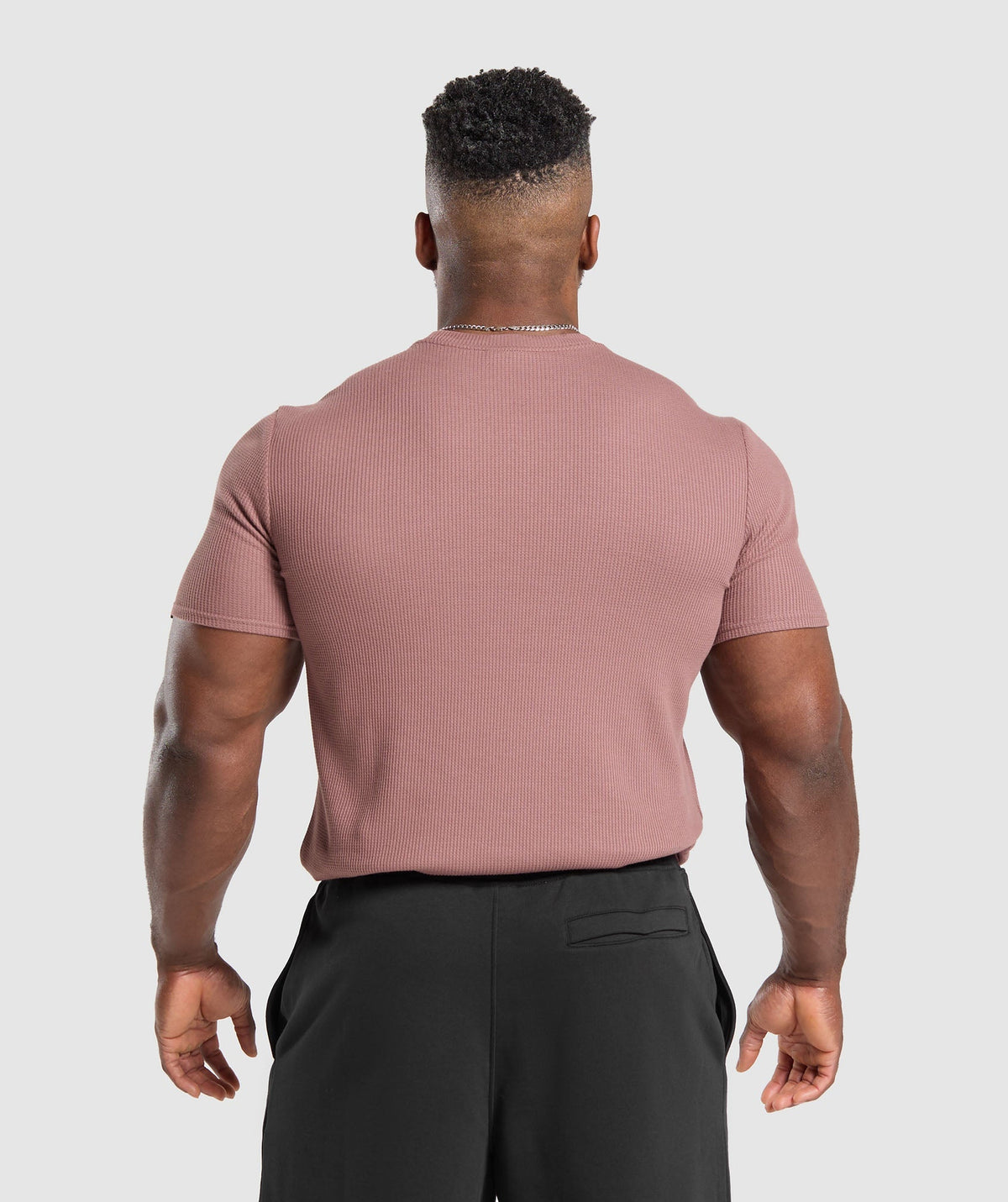 Gymshark Waffle Tee - Brick Brown