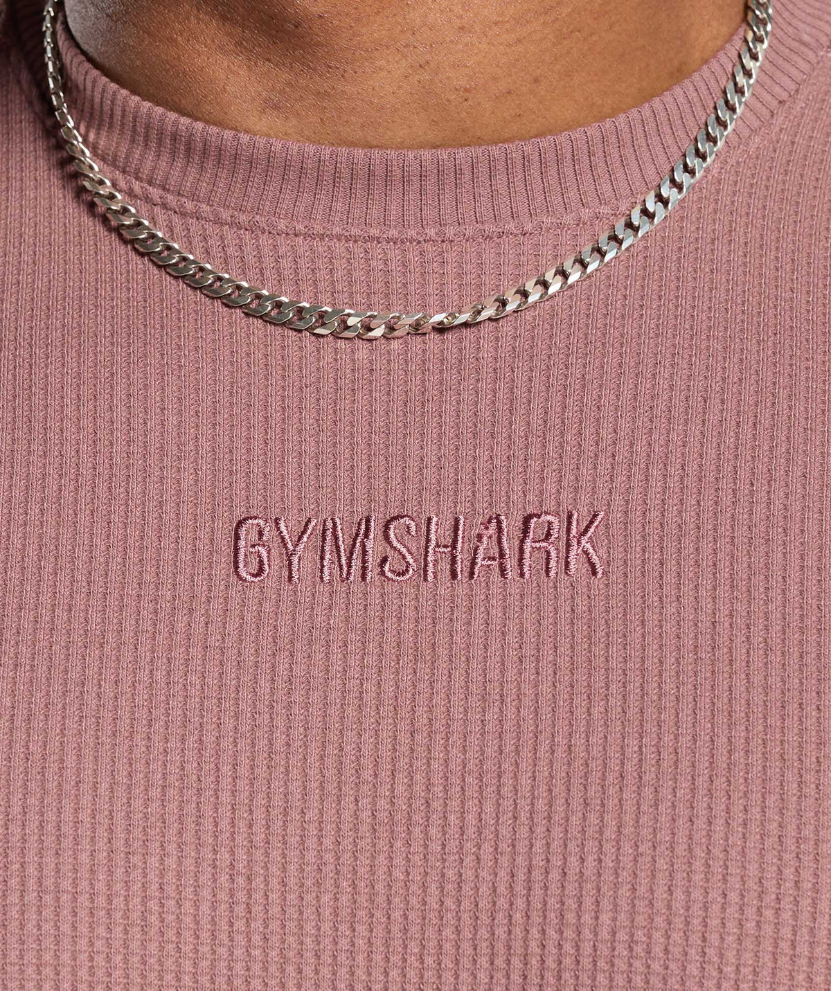 Gymshark Waffle Tee - Brick Brown