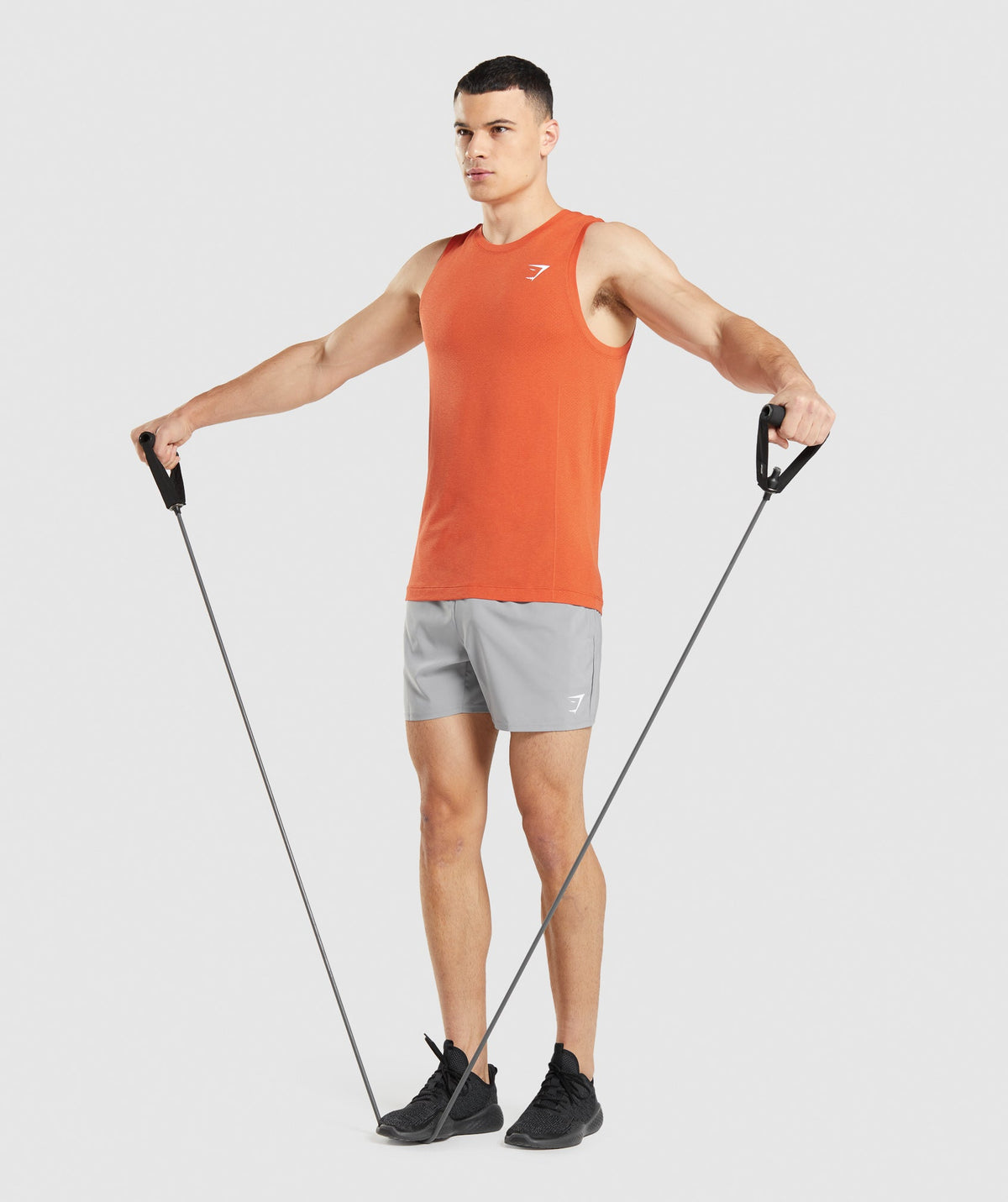 Gymshark Vital Tank - Papaya Orange Marl