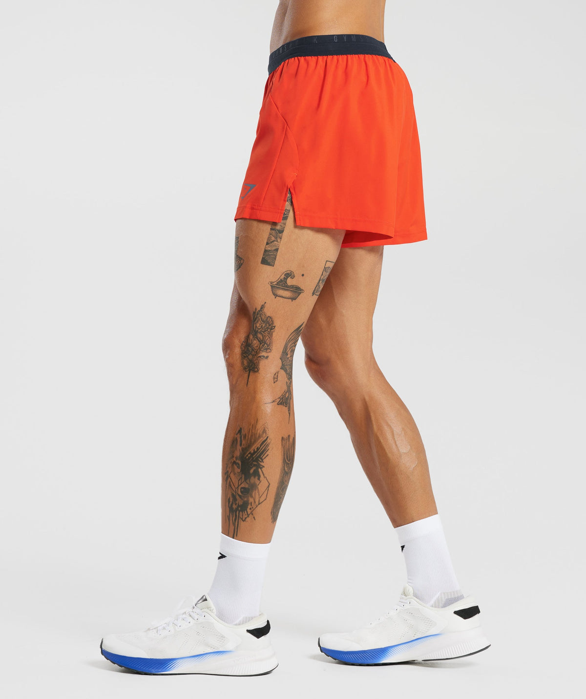 Gymshark Sport Run 3" Shorts - Electric Orange