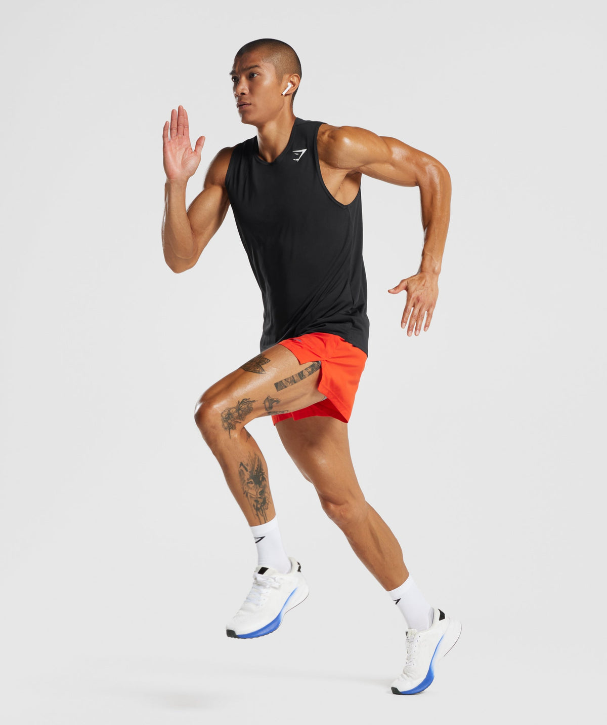 Gymshark Sport Run 3" Shorts - Electric Orange