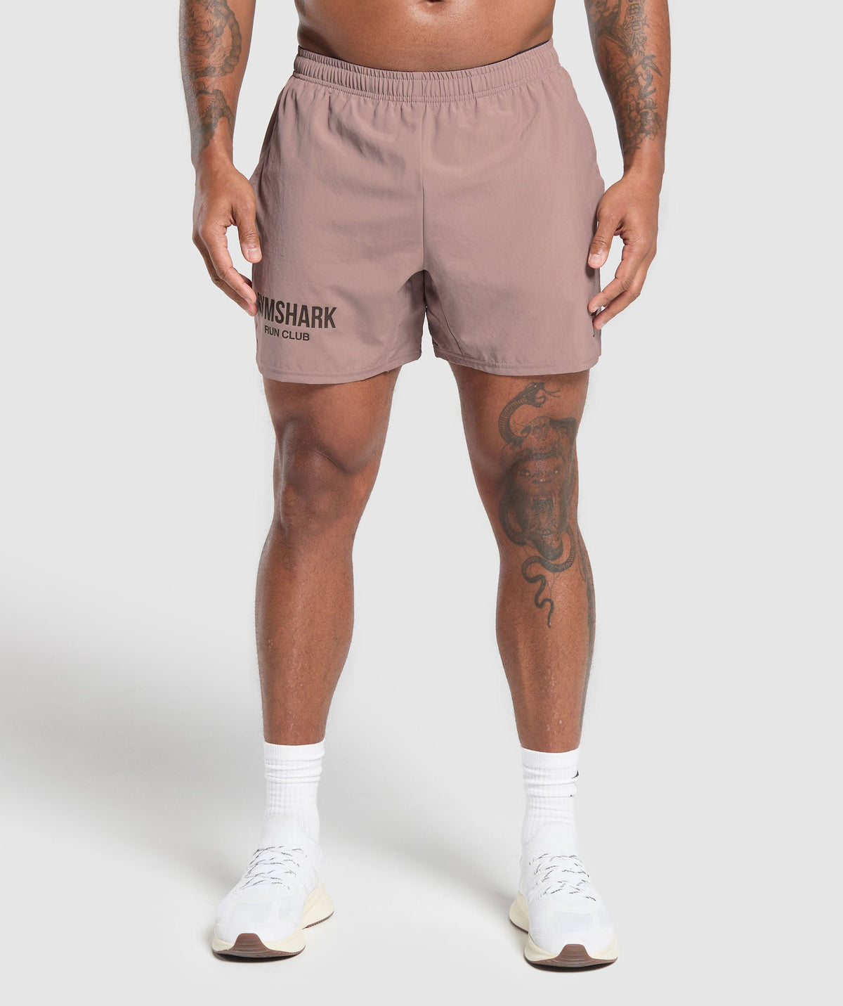 Gymshark Running Dept. 5" Shorts - Powder Mauve