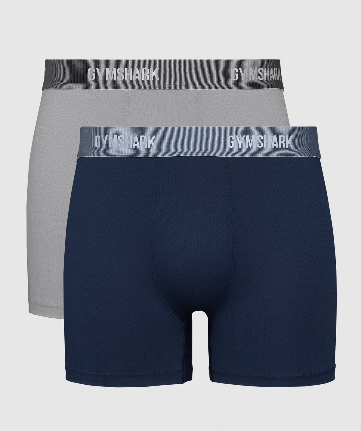 Gymshark Sports Tech Boxer 2PK - Navy/Medium Grey