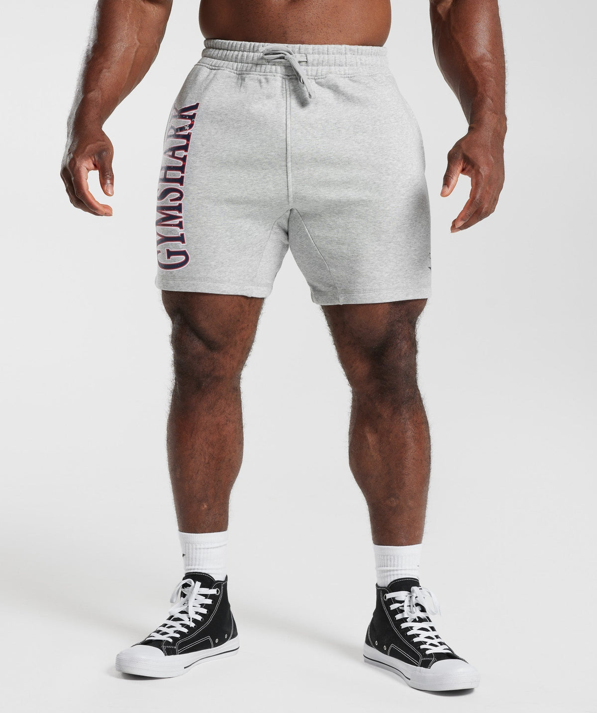 Gymshark Retrowave LC Short - Light Grey Core Marl