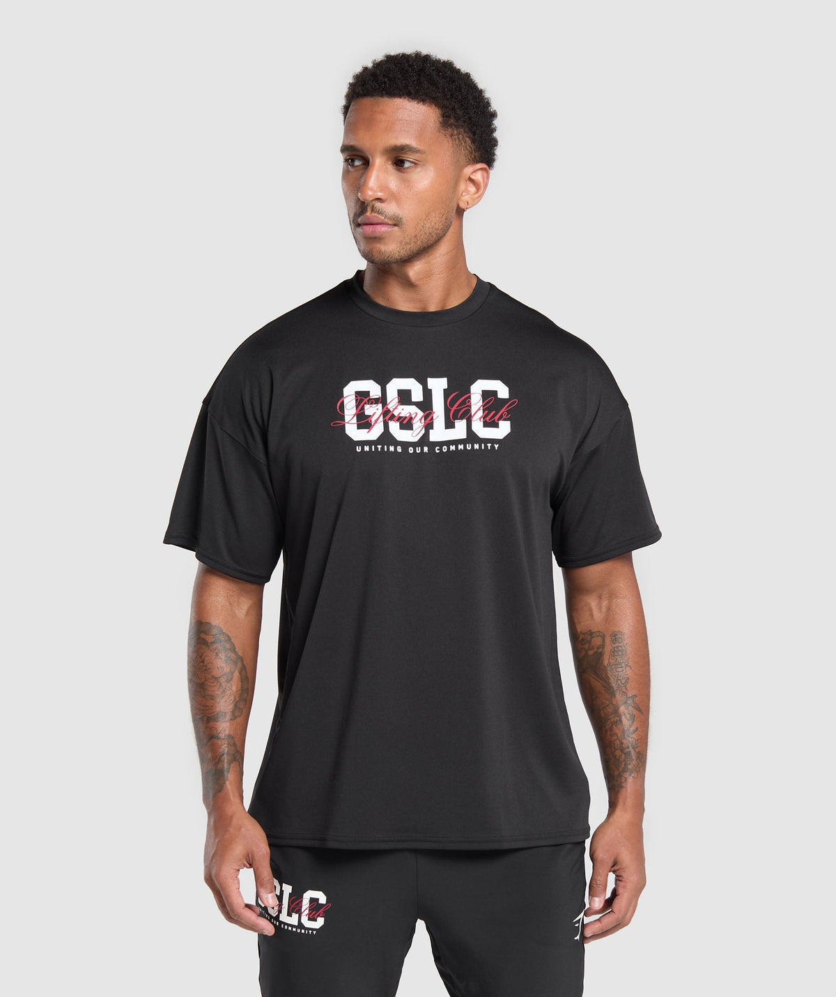 Gymshark Script Graphic Tee - Black