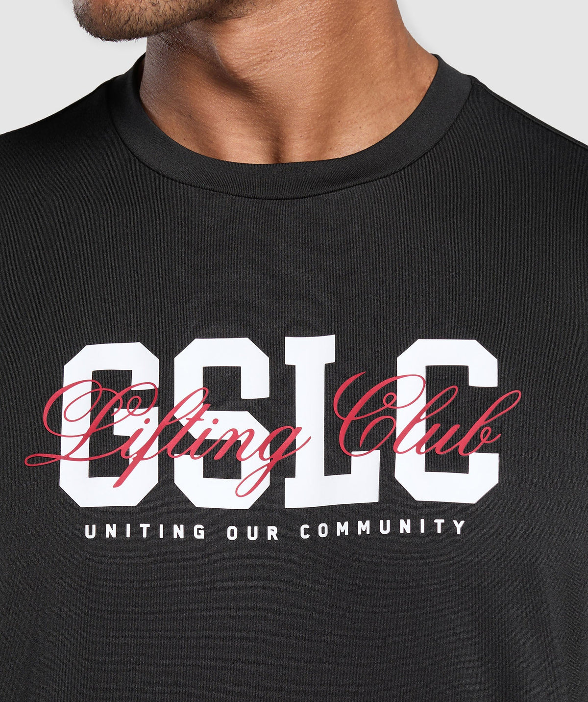 Gymshark Script Graphic Tee - Black