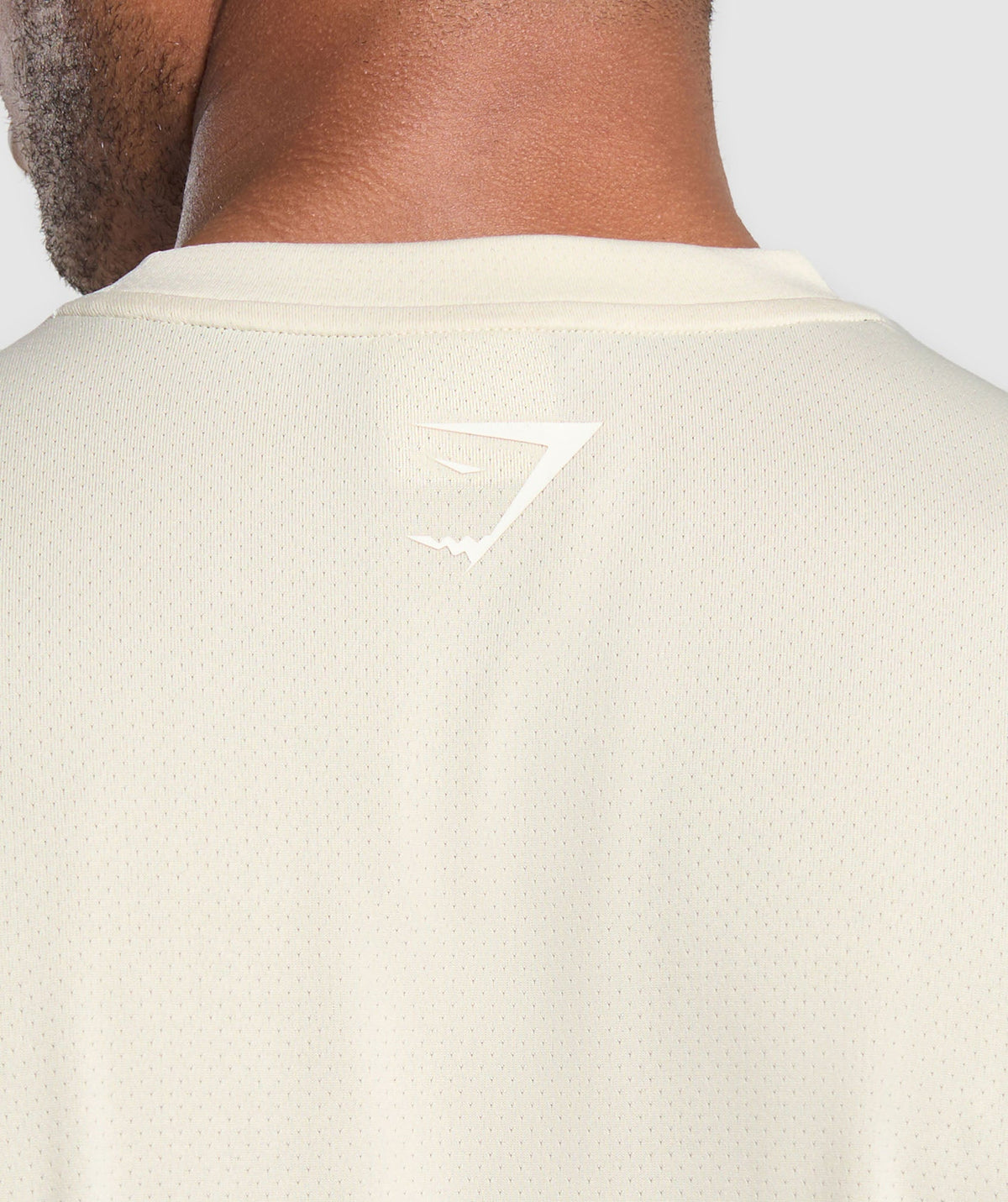Gymshark Script Graphic Tee - Ecru White