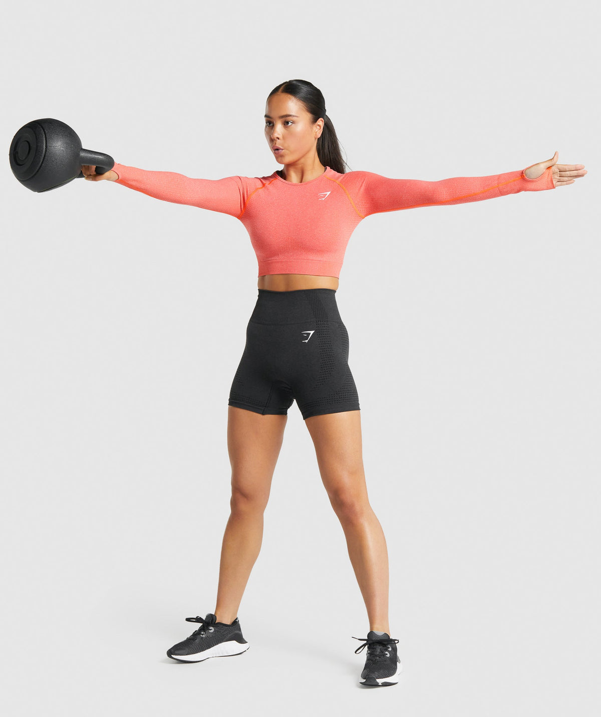 Gymshark Vital Crop Top - Orange