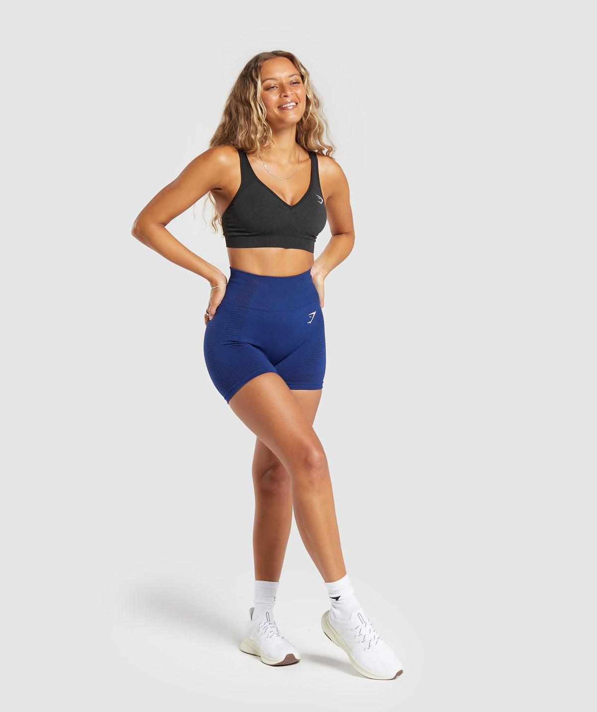 Gymshark Vital Seamless 2.0 Shorts - Stellar Blue/ Marl