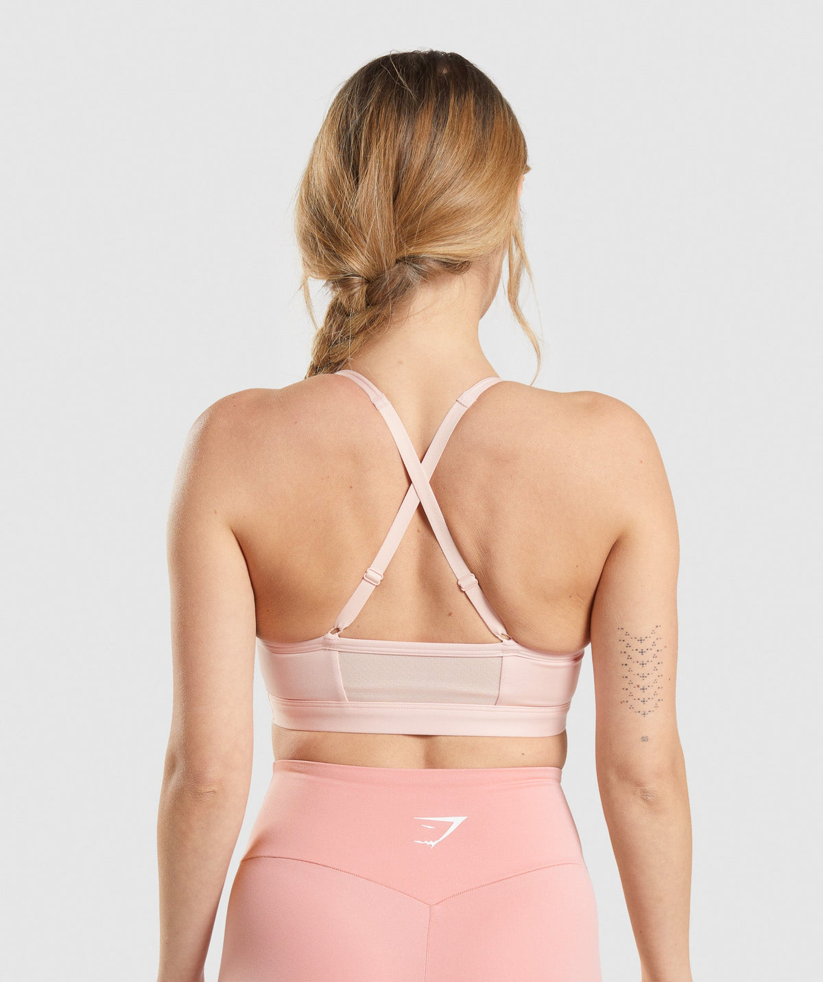 Gymshark Ruched Sports Bra - Pink