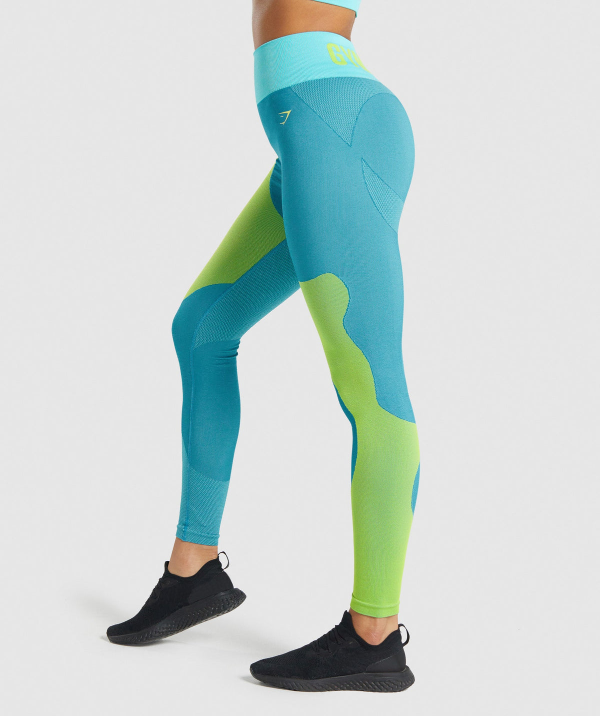 Gymshark WTFlex Seamless High Waisted Leggings - Blue