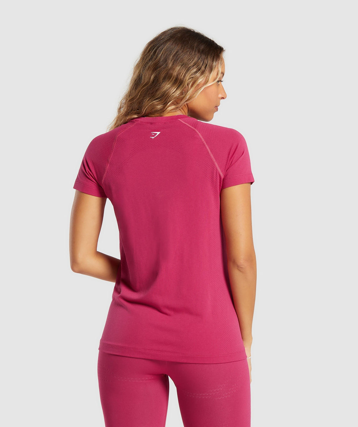 Gymshark Vital Seamless 2.0 Light Tee - Vintage Pink/ Marl