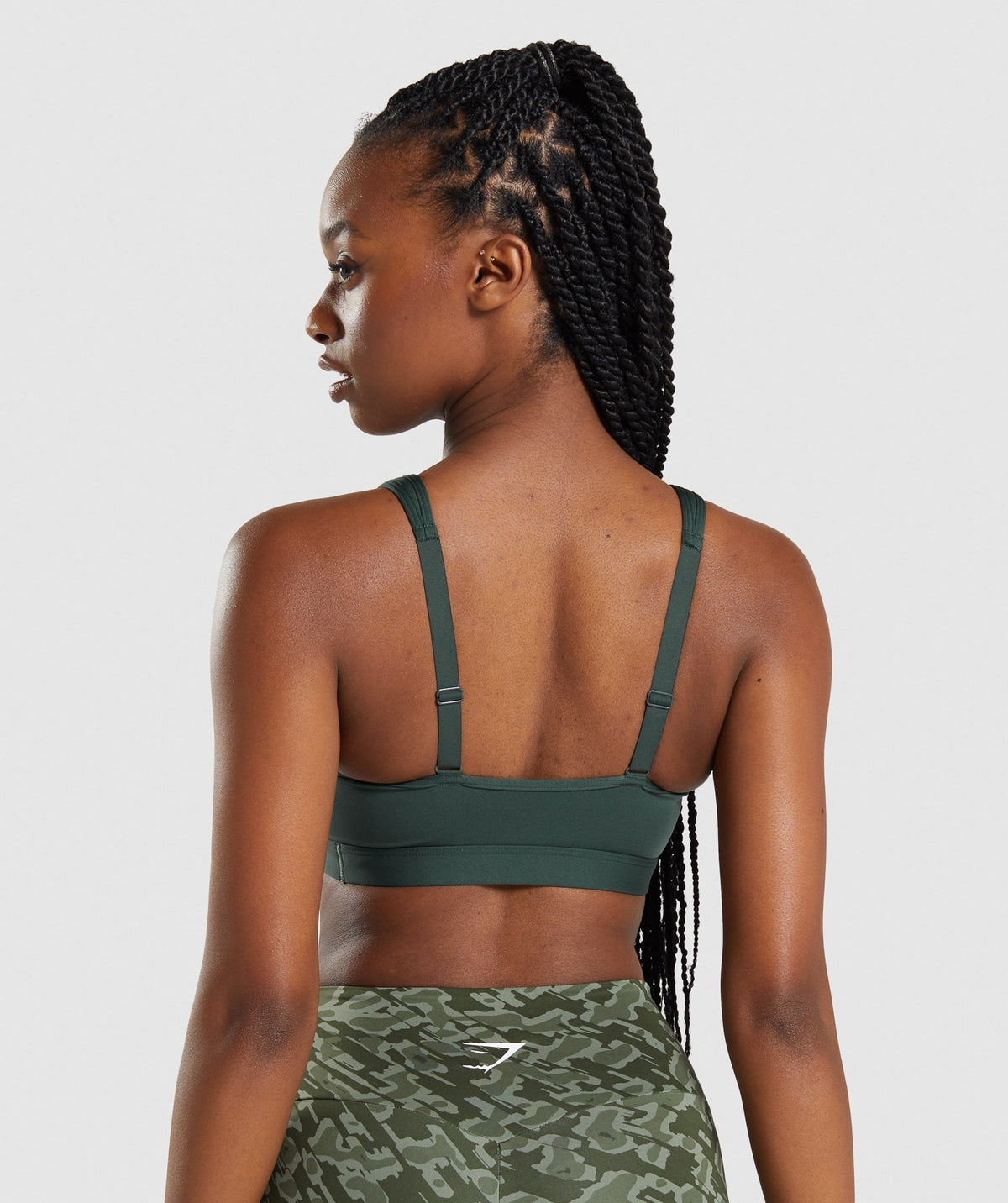 Gymshark Scoop Neck Sports Bra - Green